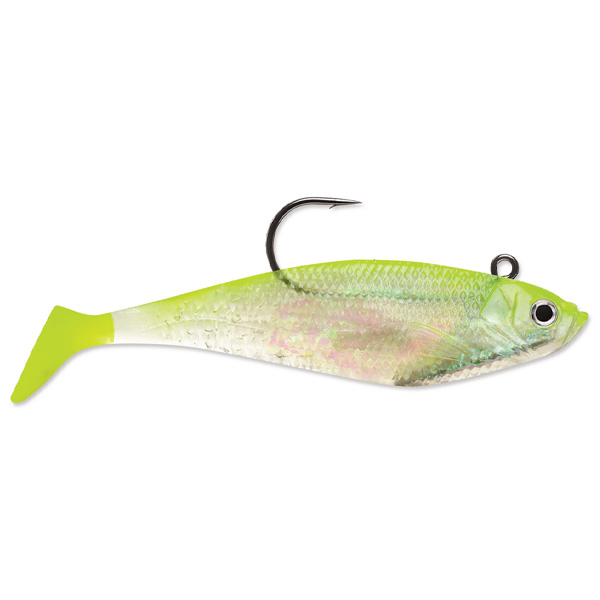 Storm WildEye Swim Shad Soft Bait Lures, 5" - Shiner Chartreuse Silver 1 Storm WildEye Swim Shad Soft Bait Lures - Shiner Chartreuse Silver