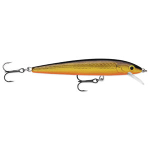 Rapala Husky Jerk Fishing Lure - Gold (2 Hook)