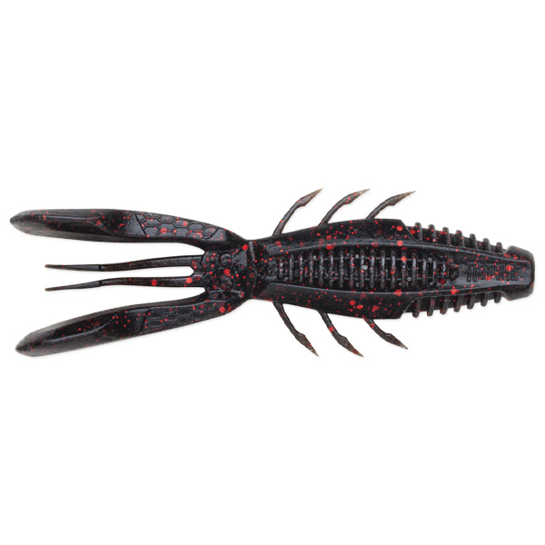 Rapala CrushCity Bronco Bug Fishing Lures - Black Red Flake 1 Rapala CrushCity Bronco Bug Fishing Lures - Black Red Flake