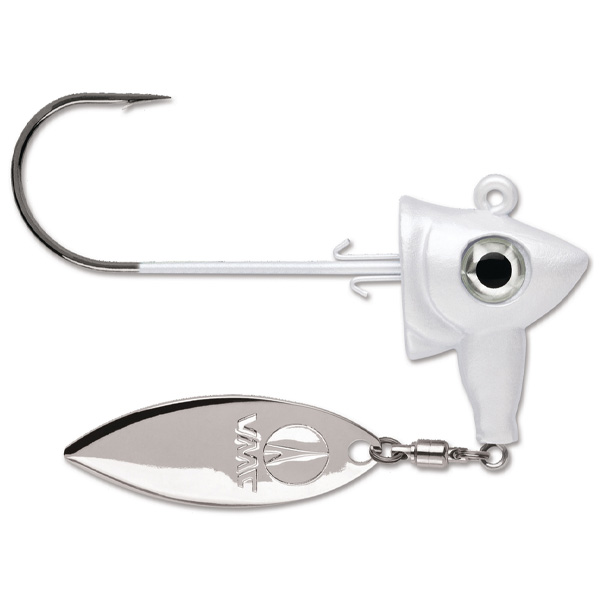VMC SPJ Spin Jig Lure, 1/4oz - White 1 VMC SPJ Spin Jig Lure - White