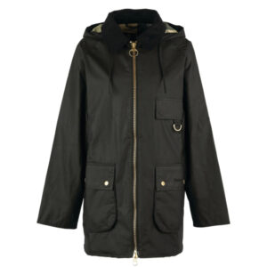 Barbour Highclere Waxed Jacket - Black