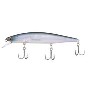Shimano World Minnow Flash Boost Hard Jerkbait Fishing Lure - Matte Pro Blue