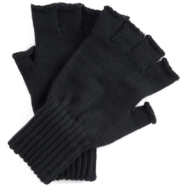 Barbour Fingerless Gloves - Various Colors 1 Barbour Fingerless Gloves - Black