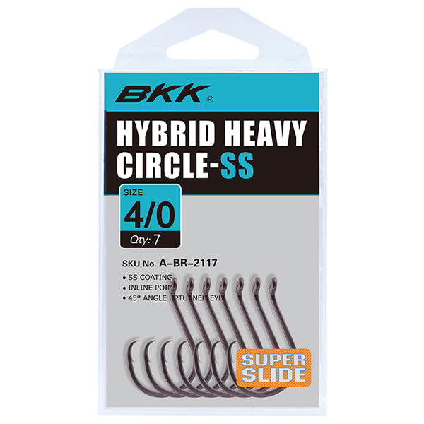 BKK Hooks Hybrid Heavy Circle-SS Fishing Hooks, 10/0 1 BKK Hooks Hybrid Heavy Circle-SS Fishing Hooks