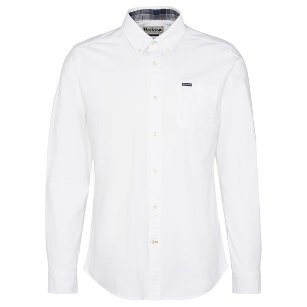 Barbour Marsden Tailored Long-Sleeved Shirt - Various Colors 1 Barbour Marsden Tailored Long-Sleeved Shirt - Classic White