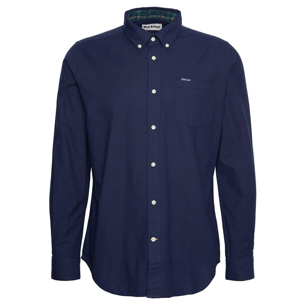 Barbour Marsden Tailored Long-Sleeved Shirt - Various Colors 3 Barbour Marsden Tailored Long-Sleeved Shirt - Sapphire Navy