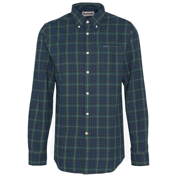 Barbour Lanark Tailored Long-Sleeved Shirt - Classic Tartan or Green Loch 2 Barbour Lanark Tailored Long-Sleeved Shirt - Green Loch