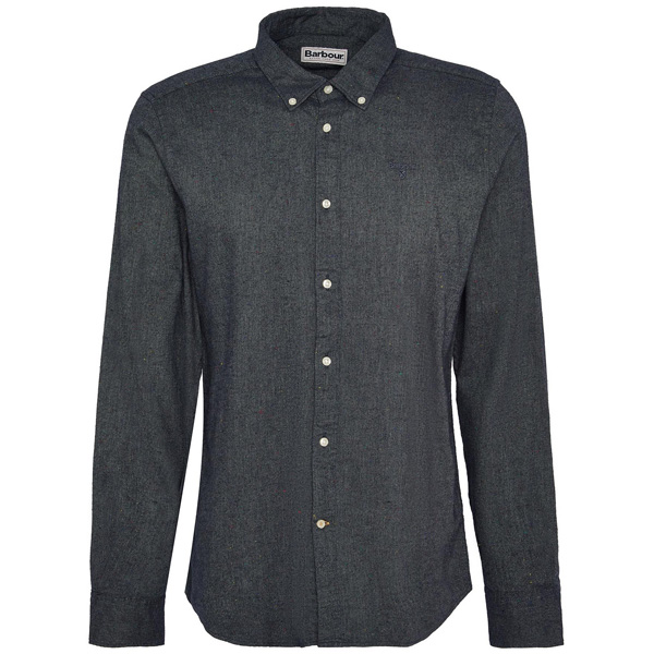 Barbour Tainsbury Tailored Long-Sleeved Shirt - Various Colors 2 Barbour Tainsbury Tailored Long-Sleeved Shirt - Grey Marl