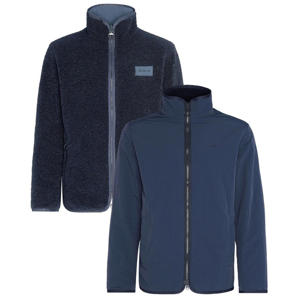 Barbour Reversible Fleece - Classic Navy 1 Barbour Reversible Fleece - Classic Navy
