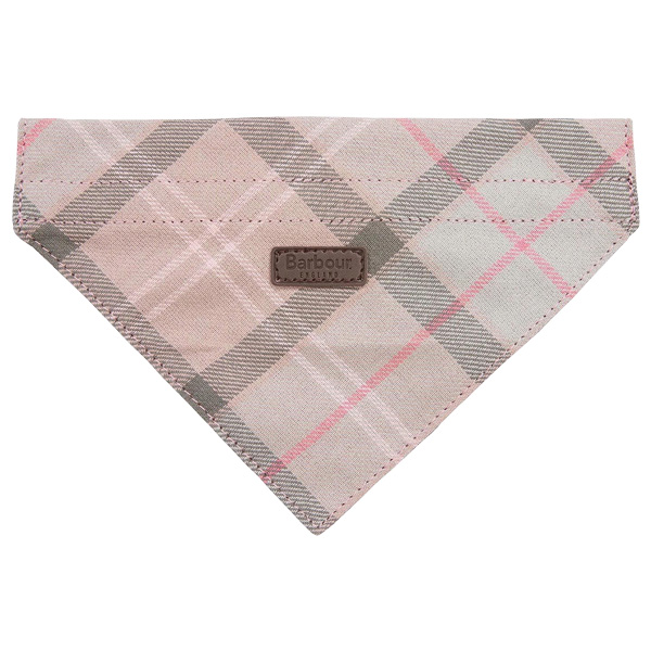 Barbour Tartan Bandana - Taupe/Pink Tartan 1 Barbour Tartan Bandana - Taupe/Pink Tartan