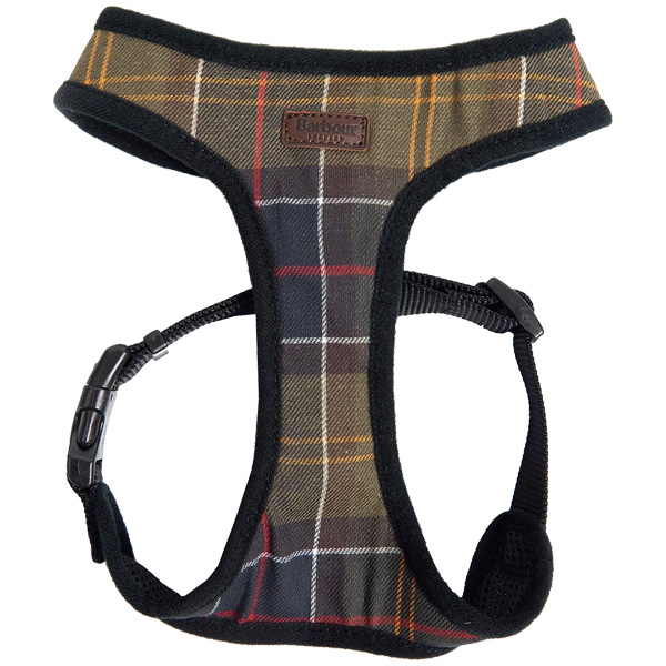 Barbour Tartan Dog Harness - Classic Tartan or Taupe/Pink Tartan 1 Barbour Tartan Dog Harness - Classic Tartan