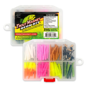 Leland's Lures Trout Magnet Neon Fishing Lure and Hook Kit