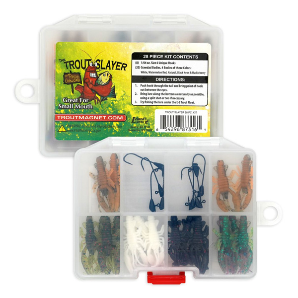 Leland's Lures Trout Slayer Fishing Lure and Jighead Kit 1 Leland's Lures Trout Slayer Fishing Lure and Jighead Kit