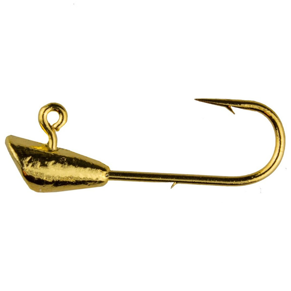 Leland's Lures Trout Magnet Jigheads, 25pk - Gold 1 Leland's Lures Trout Magnet Jigheads - Gold