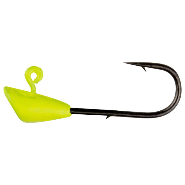 Leland's Lures Trout Magnet Jigheads, 25pk - Chartreuse 1 Leland's Lures Trout Magnet Jigheads - Chartreuse