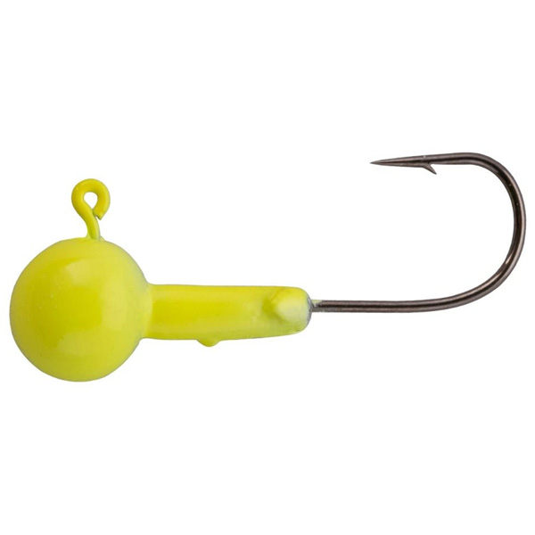 Leland's Lures Double Cross Jigheads, 1/16oz - Chartreuse 1 Leland's Lures Double Cross Jigheads - Chartreuse