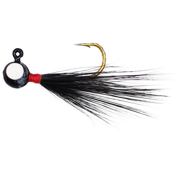 Leland'S Lures Pop-Eye Jig Lures, 1/32Oz - Black 1 Leland's Lures Pop-Eye Jig Lures - Black