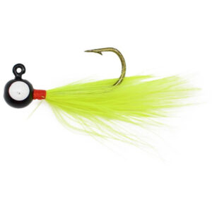 Leland's Lures Pop-Eye Jig Lures - Chartreuse