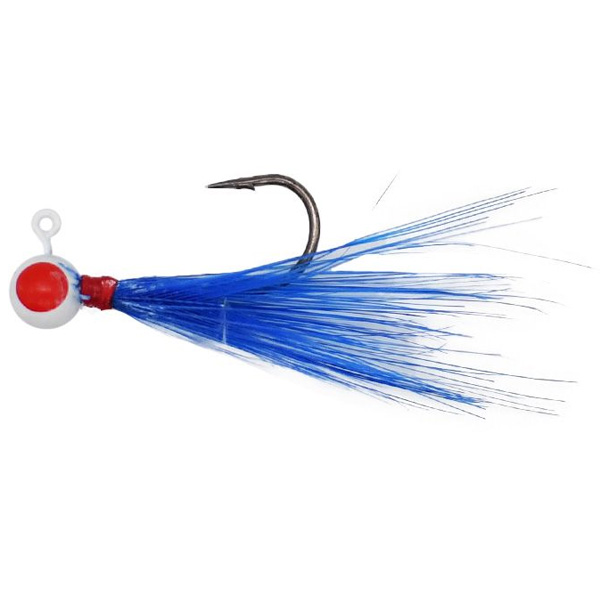 Leland's Lures Pop-Eye Jig Lures, 1/32oz - Blue/White 1 Leland's Lures Pop-Eye Jig Lures - Blue/White