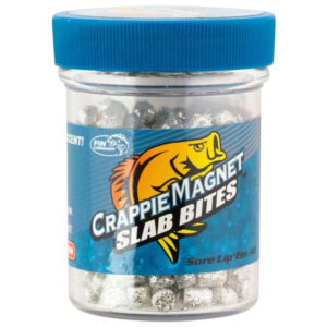 Leland's Lures Crappie Magnet Slab Bites - Silver Glitter