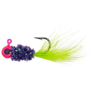 Leland's Lures Eye Hole Hair Jig Lures - Purple Rain