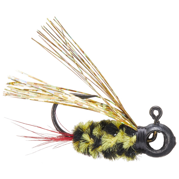 Leland's Lures Eye Hole Bream Boss Scent Holder Jig Lures - Bumblebee 1 Leland's Lures Eye Hole Bream Boss Scent Holder Jig Lures - Bumblebee