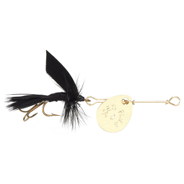 Joe's Flies Short Striker Classic Inline Spinner Lure, #10 - Black Gnat 1 Joe's Flies Short Striker Classic Inline Spinner Lure - Black Gnat
