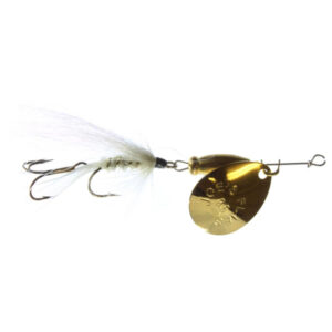 Joe's Flies Short Striker Classic Inline Spinner Lure - White Miller