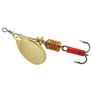 Mepps Aglia Plain Treble Spinner Lure, #1 - Gold
