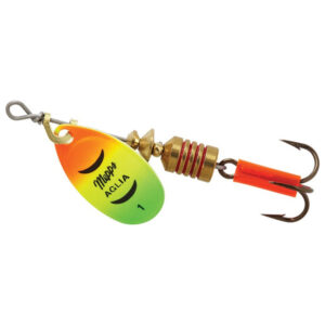 Mepps Aglia Plain Treble Spinner Lure, #1 - Hot Firetiger