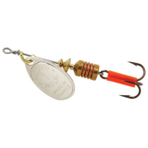 Mepps Aglia Plain Treble Spinner Lure, #1 - Silver