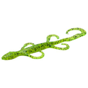 Zoom Lizard Fishing Lures - Chartreuse Pepper