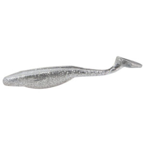 Zoom Swimmin' Super Fluke Jr. Fishing Lure - White Ice