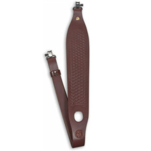 Southern Trapper Basketweave Leather Rifle Sling With Thumb Hole