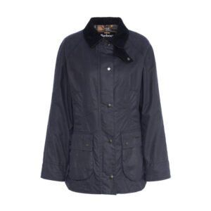 Barbour Beadnell Waxed Jacket - Navy