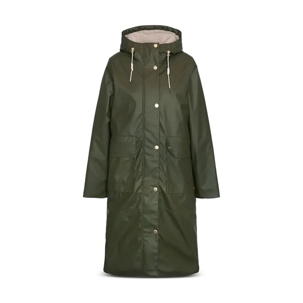 Barbour Beth Showerproof Jacket - Deep Olive/Light Sand/Pastel Pink 1 Barbour Beth Showerproof Jacket - Deep Olive/Light Sand/Pastel Pink