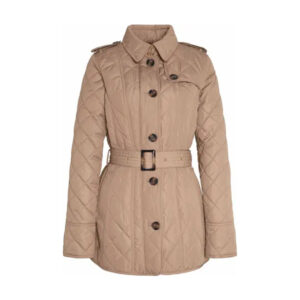 Barbour Tummel Quilted Jacket - Honey/Muted Cabernet