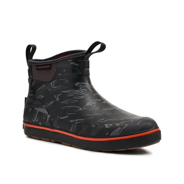 Grundens DECK BOSS ANKLE BOOT Black Beard Camo 1 Grundens DECK BOSS ANKLE BOOT Black Beard Camo
