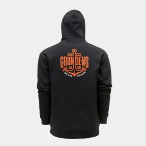 Grundens Displacement DWR HOODIE Black / ANCHOR