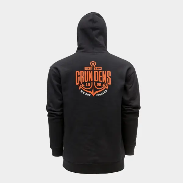 Grundens Displacement DWR HOODIE Black / ANCHOR 1 Grundens Displacement DWR HOODIE Black / ANCHOR