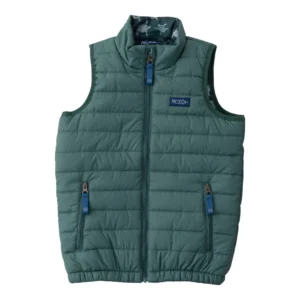 PRODOH Kid's Puffer Vest in Posy Green