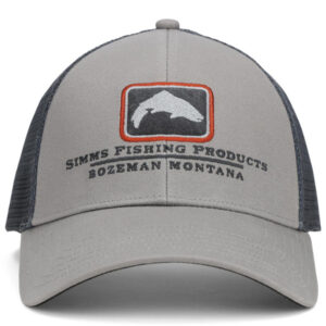 Simms Trout Icon Trucker Hat - Cinder
