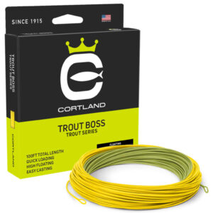 Cortland Line Company Trout Boss Fly Fishing Line - Green/Yellow