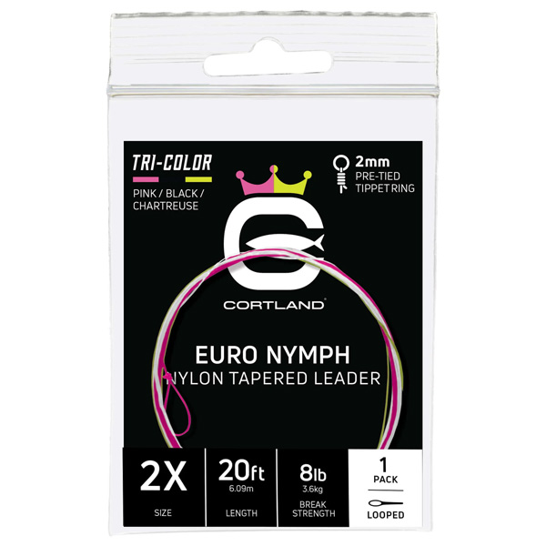 Cortland Line Company Euro Nymph Leader, 0X 1 Cortland Line Company Euro Nymph Leader