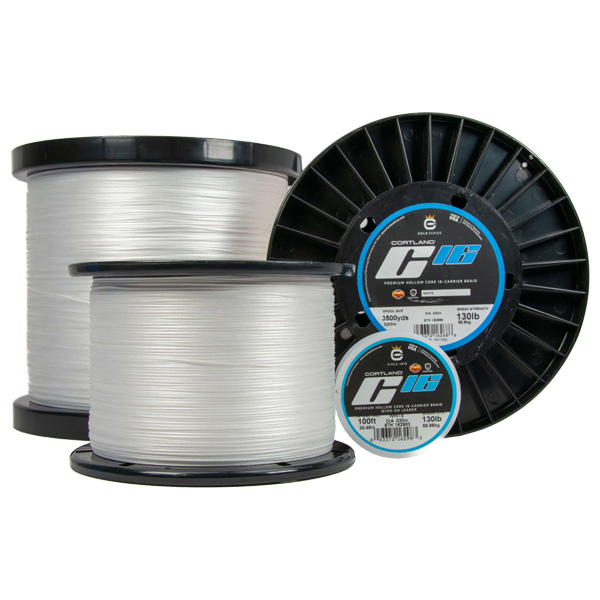Cortland Line Company C16 Super Braid Fly Fishing Line, 60lb - White 1 Cortland Line Company C16 Super Braid Fly Fishing Line - White