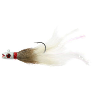 Jigging World Bass Candy Bucktail Jig Lure - White