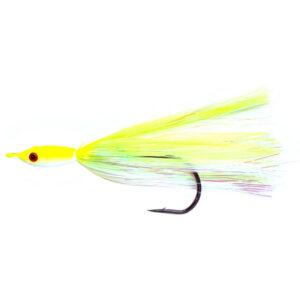 Jigging World Fluke Candy Teaser Lures V2 with Mylar Flash - Chartreuse