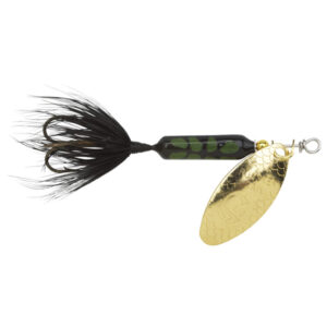 Yakima Bait Original Rooster Tail Treble Fishing Lure - Black Coachdog