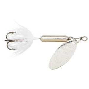 Yakima Bait Original Rooster Tail Treble Fishing Lure - Chrome Whitetail