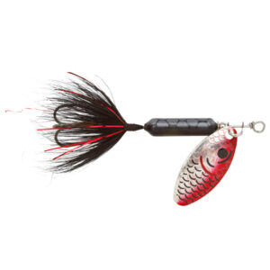 Yakima Bait Original Rooster Tail Treble Fishing Lure - Tinsel Black